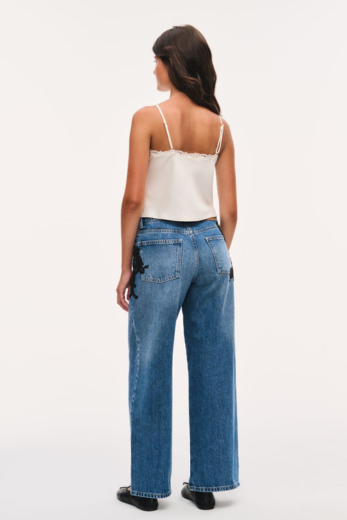 Tween Romelle Lace Appliqué Jeans