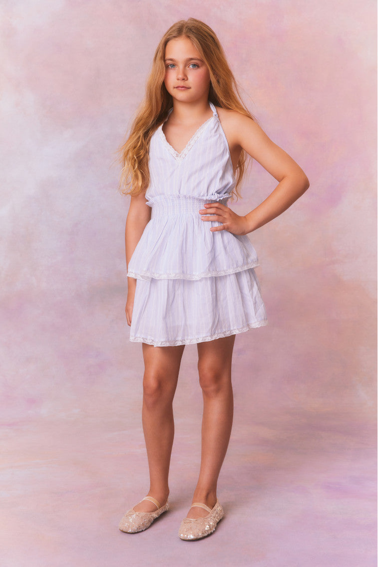 Girls Romille Stripe Dress
