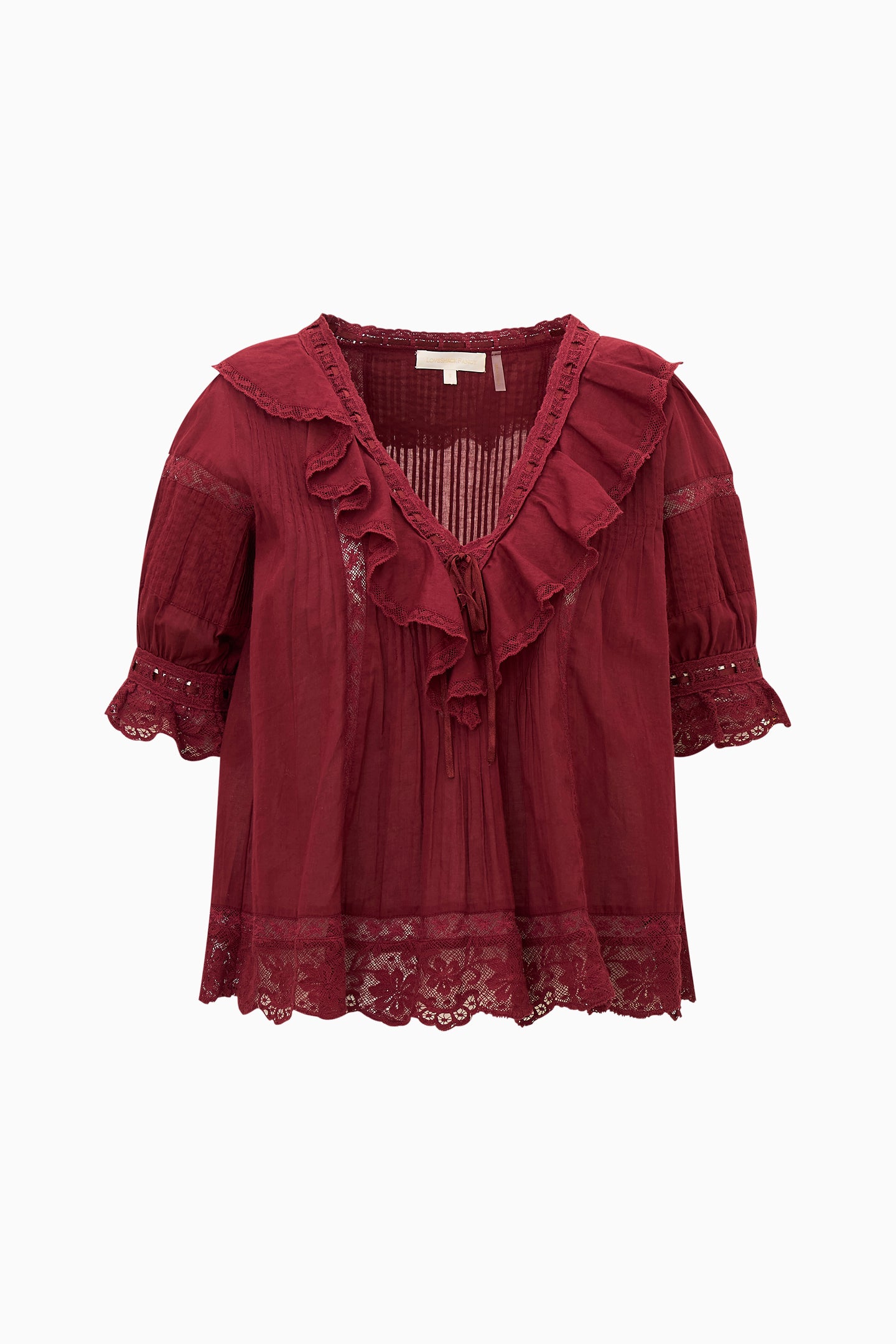 LOVESHACKFANCYブラウス(花柄) Women's Designer Tops - Luxury Shirts & Blouses | LoveShackFancy