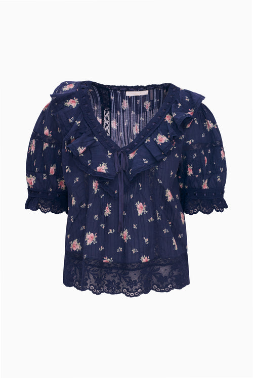 Romilly Floral Cotton Blouse