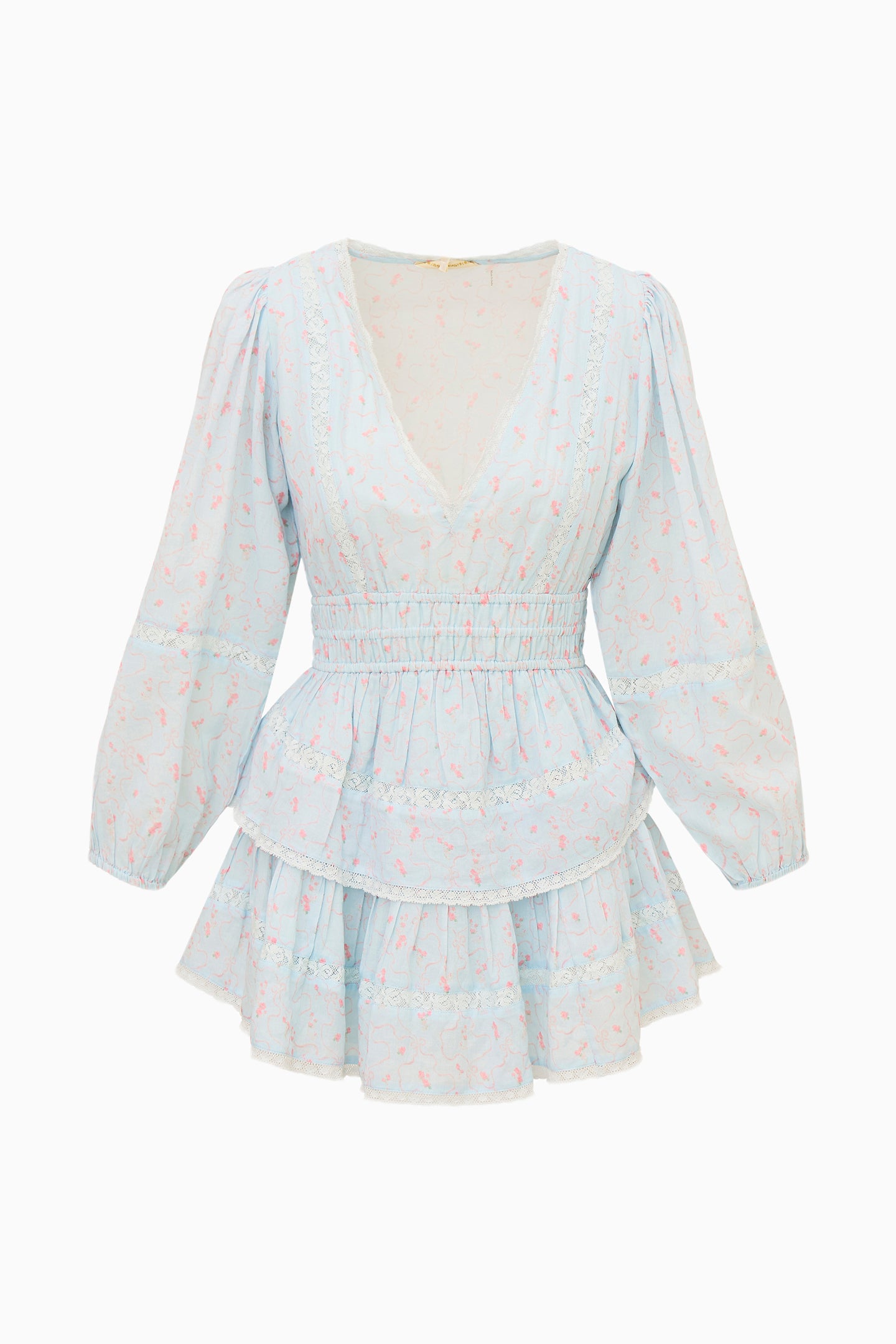 に*こ様 FUZZYKON foodie dress + leg MINKPINK Starling Ruffle Dress in White — CARY LANE