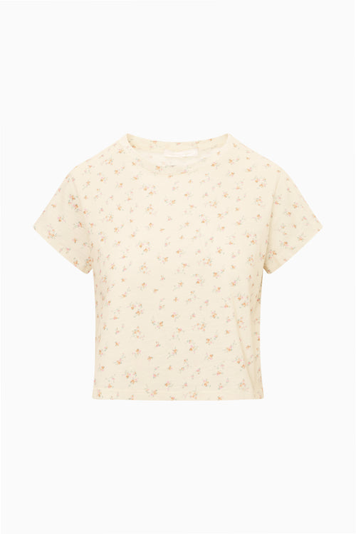 Rubin Ditsy Floral Cropped Tee