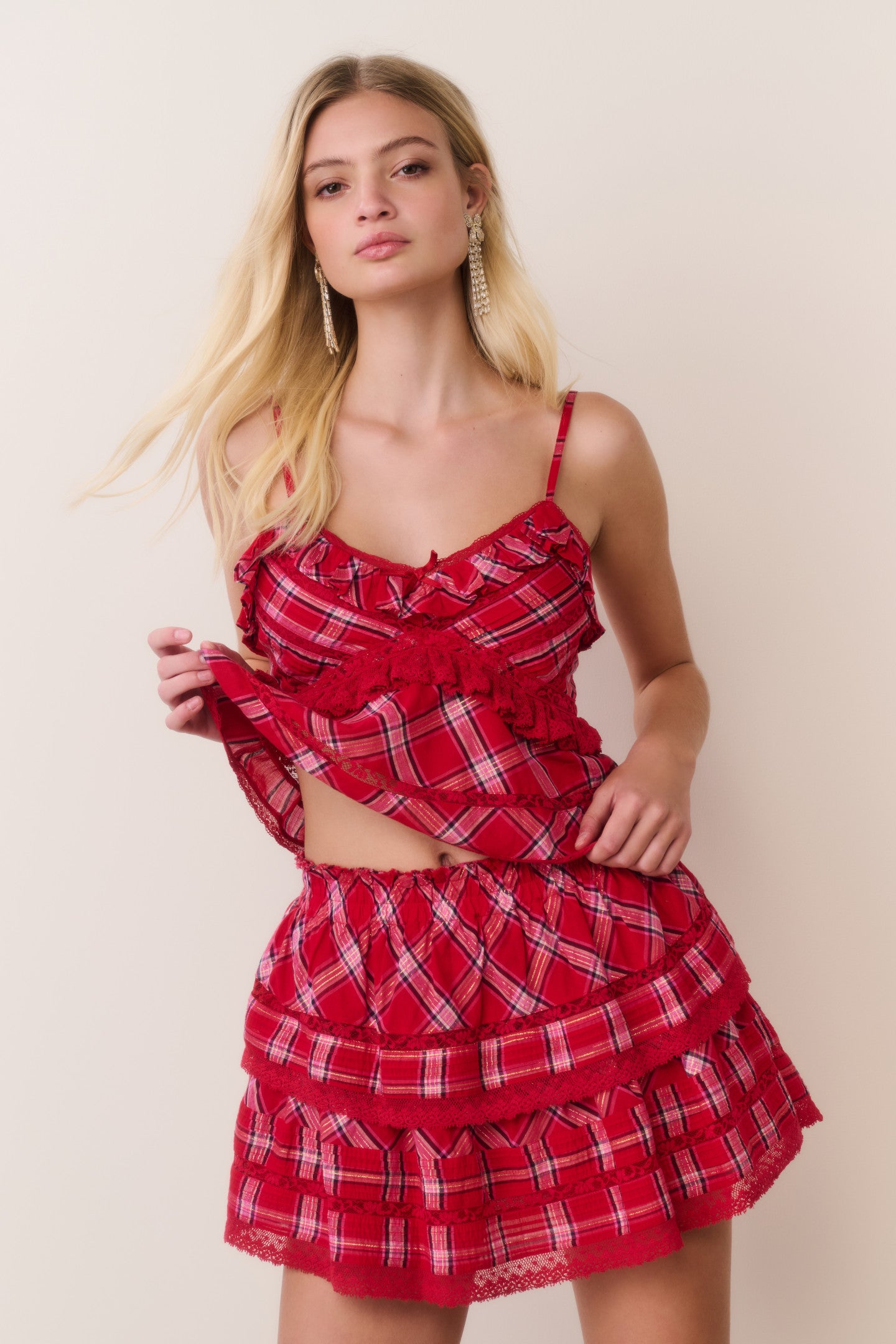 RUFFLE-MINI-SKIRT-CHERRY-