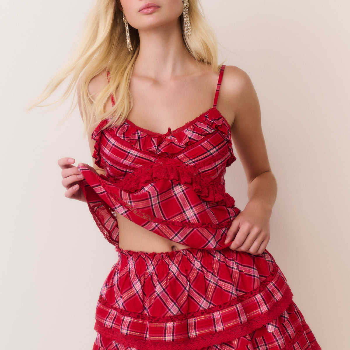 RUFFLE-MINI-SKIRT-CHERRY-
