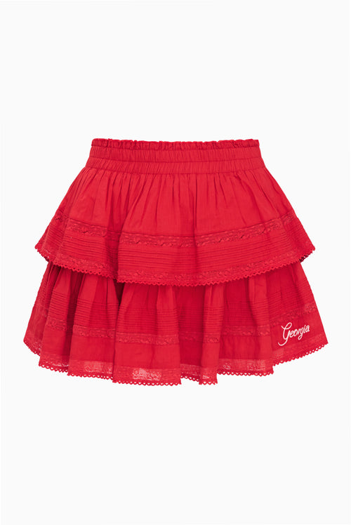 Fanatics x LoveShackFancy Ruffle Mini Skirt