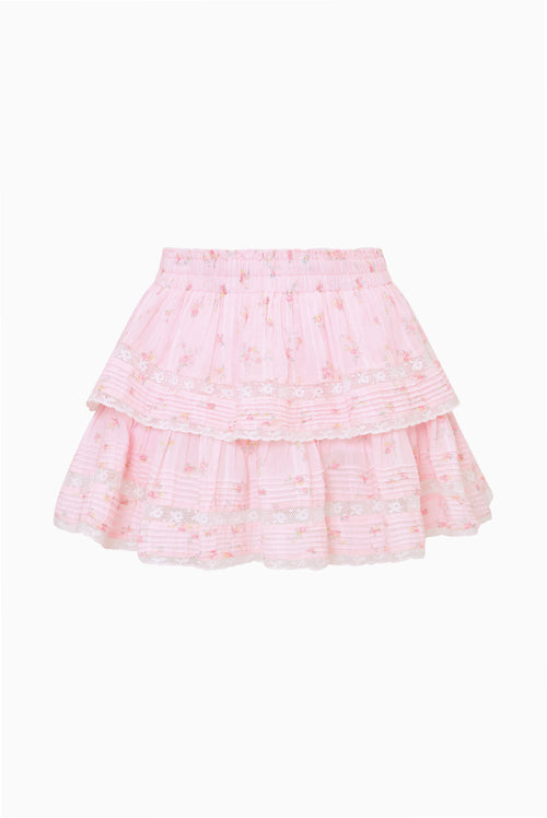 Ditsy Floral Ruffle Mini Skirt