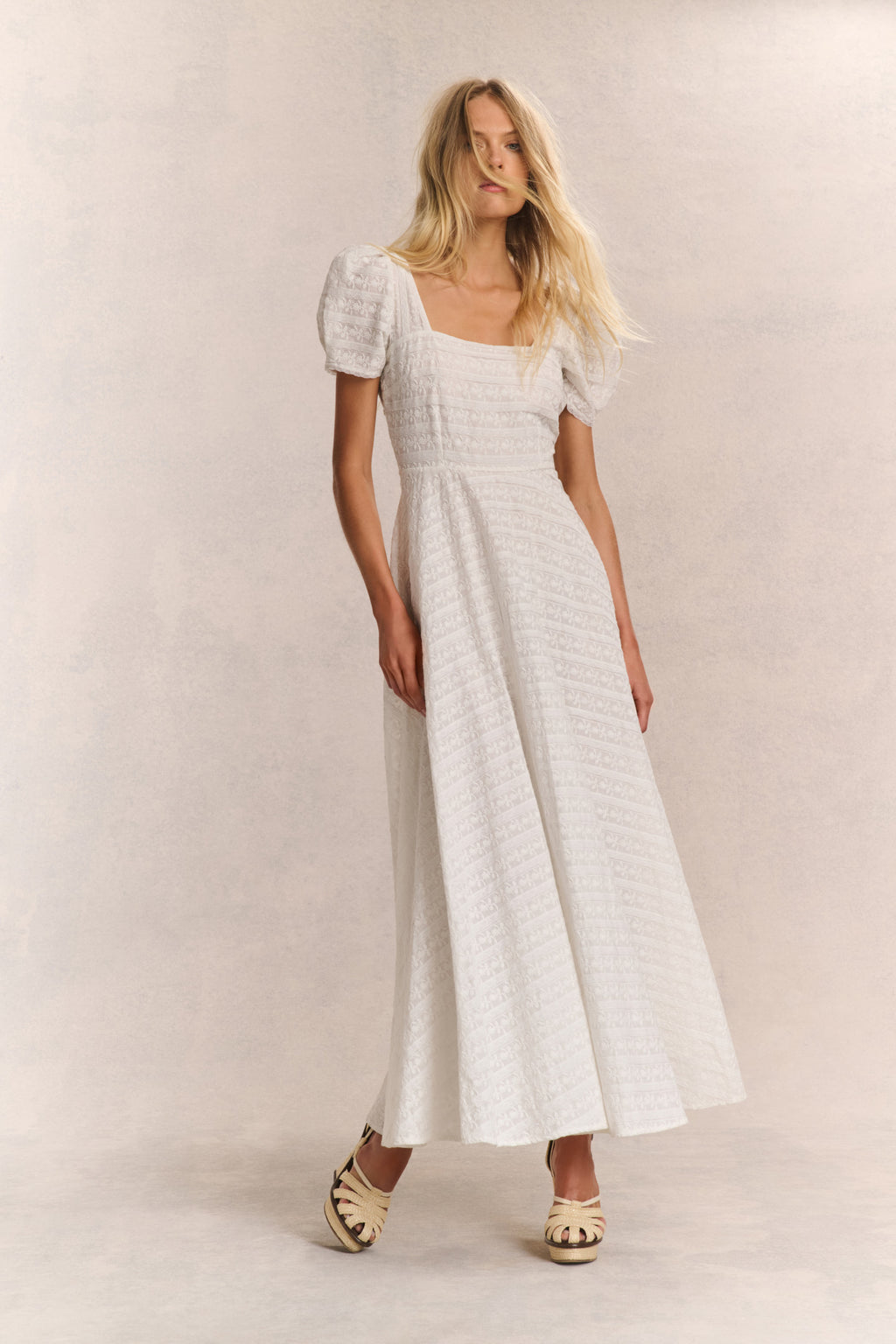 Ryan Catalina Lace Maxi Dress Ivory / 00 Ryan Catalina Lace Maxi Dress Ivory / 00