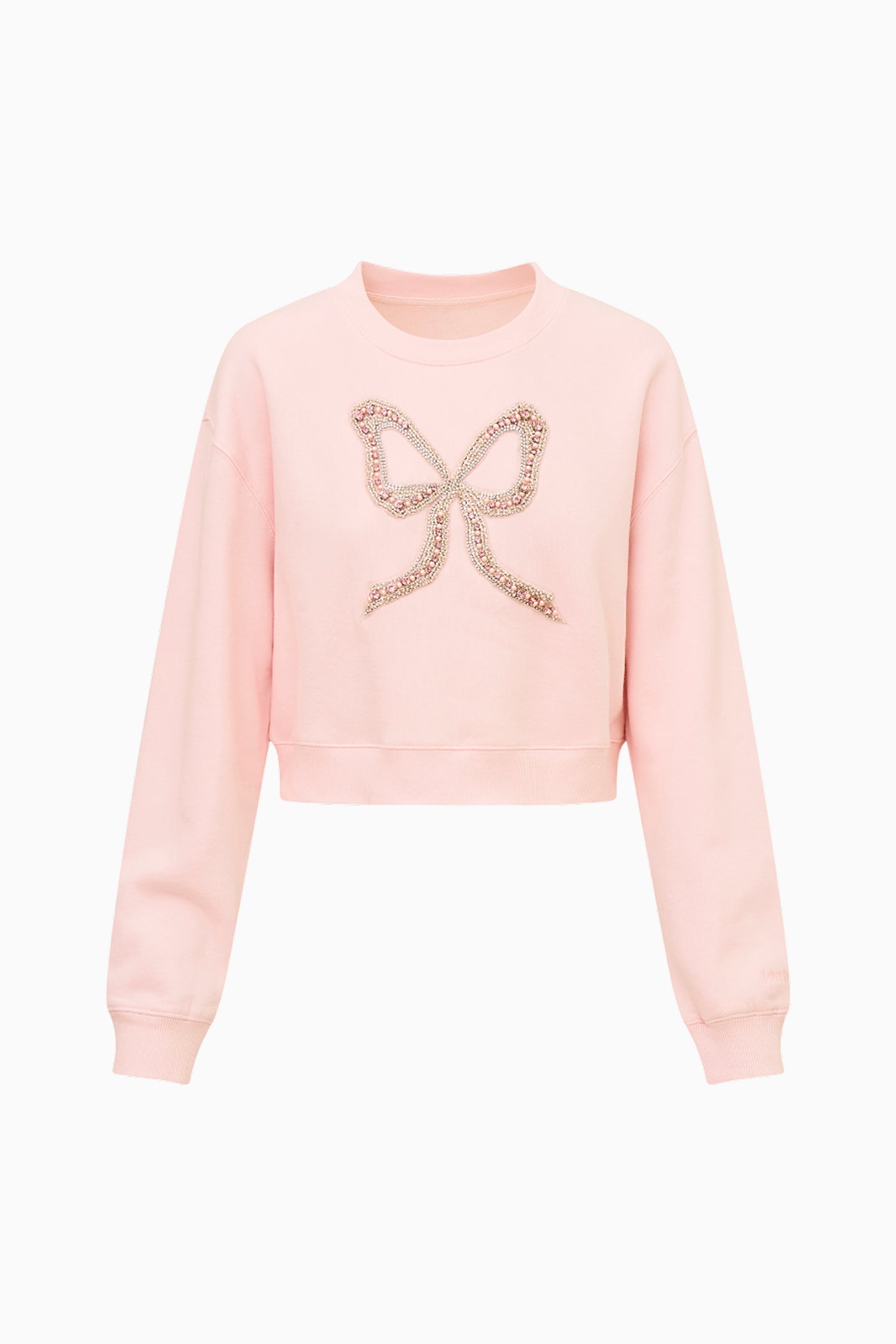 Rylan Embellished Bow Fleece Pullover