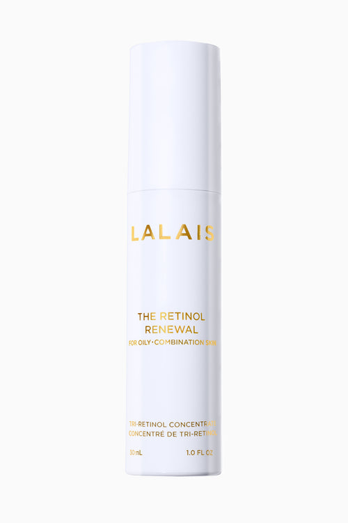 white retinol bottle