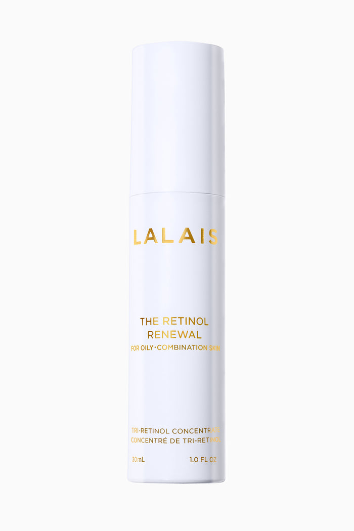 white retinol bottle