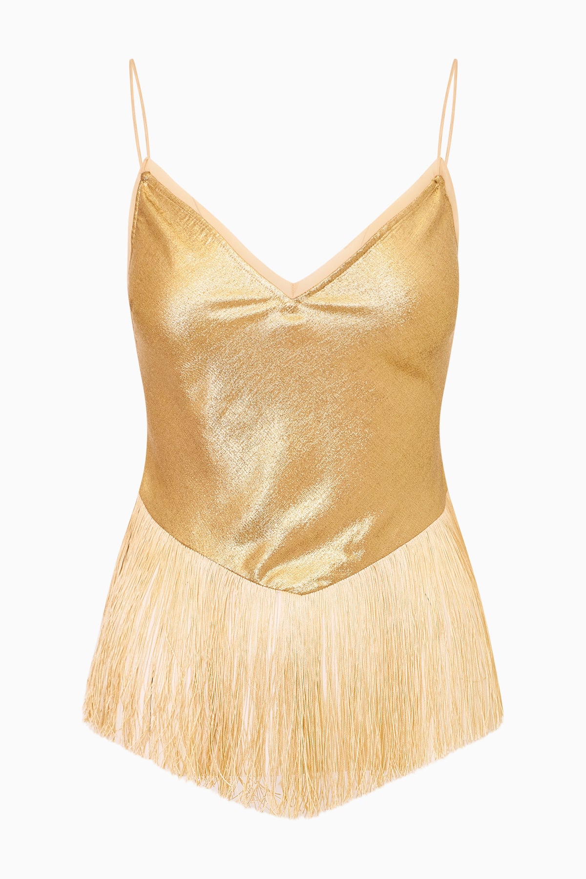 Safina Metallic Fringe Top