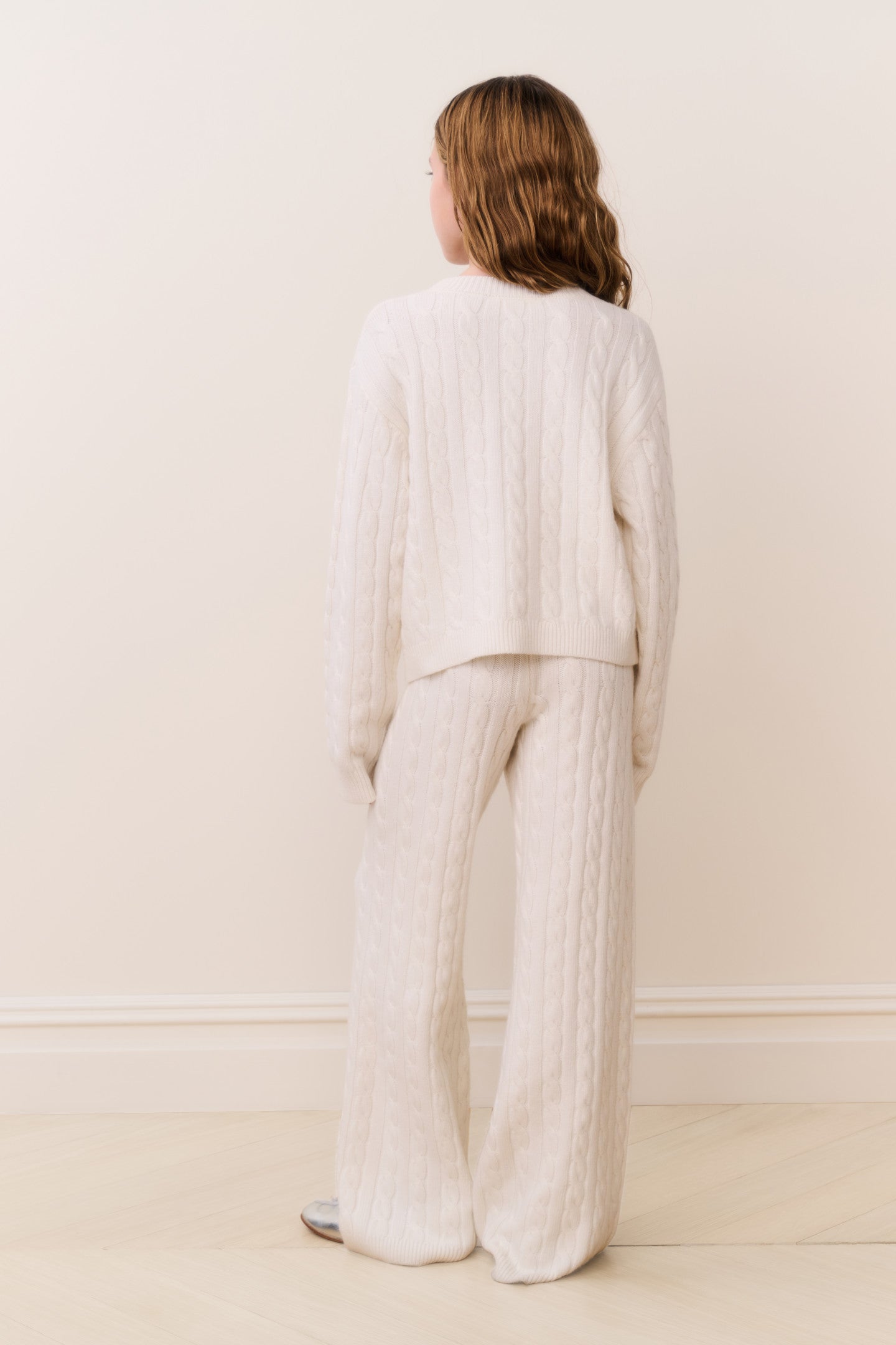 Tween Sallie Cable Knit Pullover