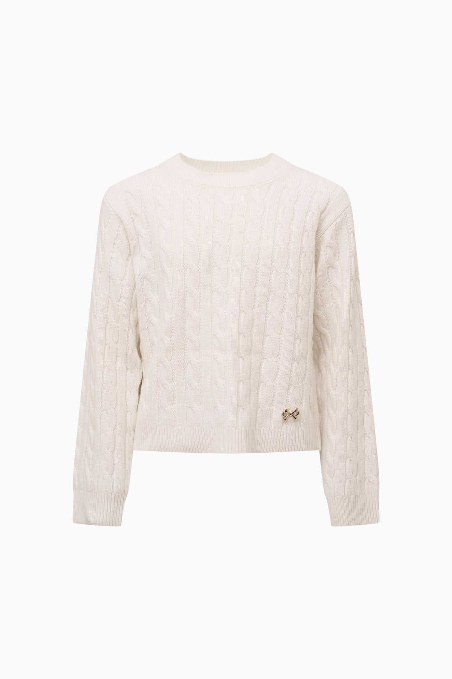 トップス andmary Kiki cable loose knit ivory ANDMARY】Kiki cable loose knit