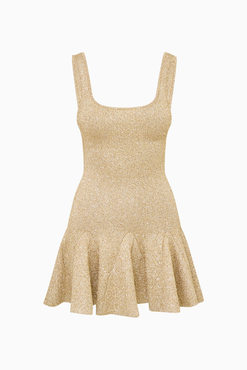 Sarajane Sequin Stretch Knit Mini Dress