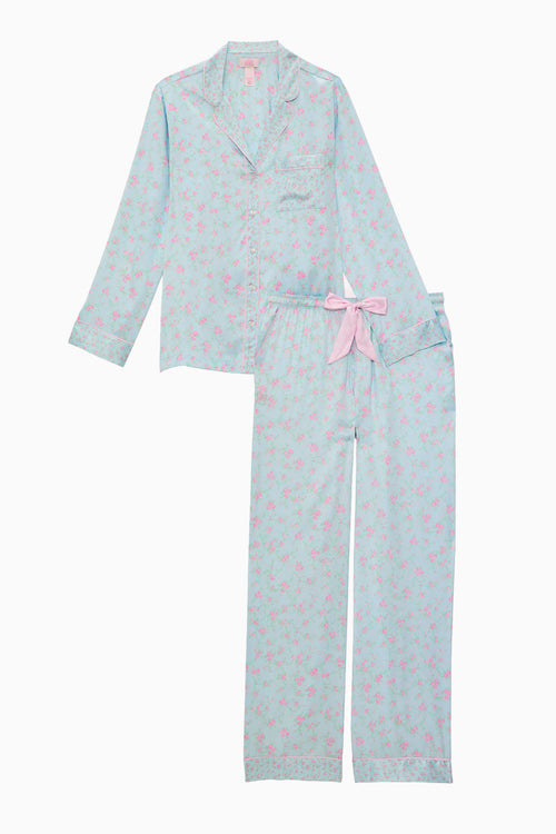 PINK x LoveShackFancy Satin PJ Set