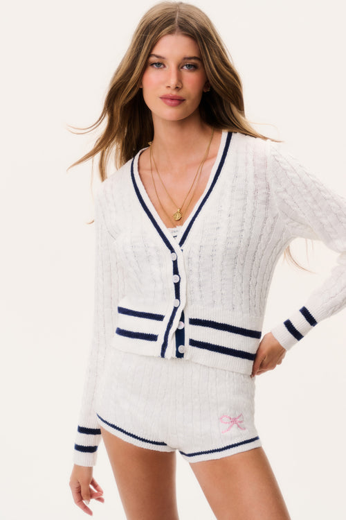 Evabella Cable Knit Cardigan