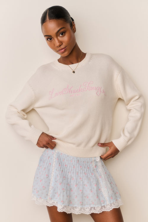 Selman Embroidered Cotton Pullover