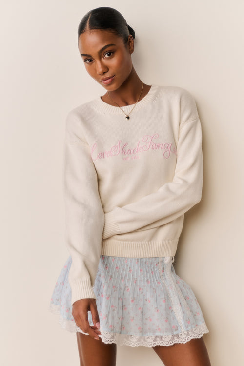 Selman Embroidered Cotton Pullover