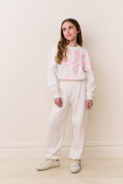 Tween Serafina Sequin Bow Sweatshirt
