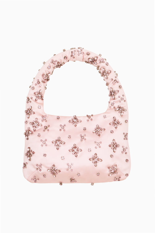 Serina Satin Rhinestone Mini Purse