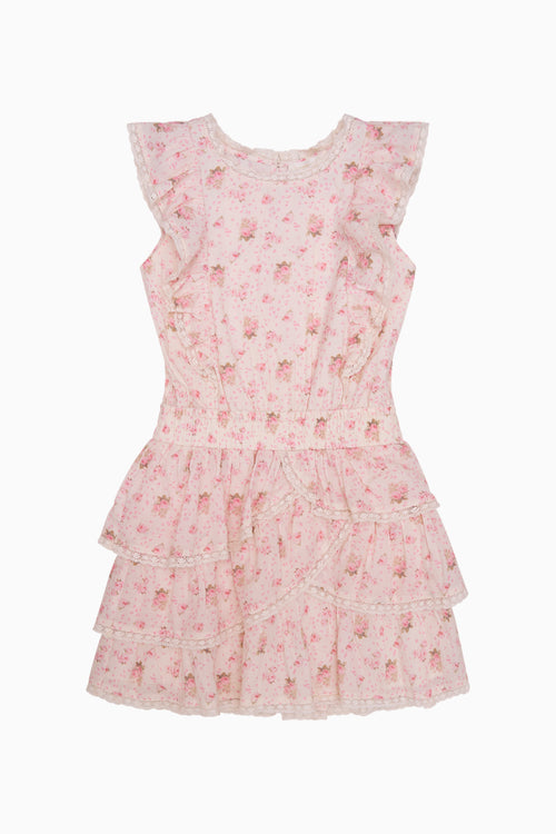 Girls Decker Cotton Garden Print Dress