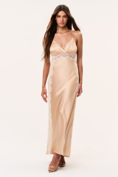 Shia Silk-Blend Maxi Dress