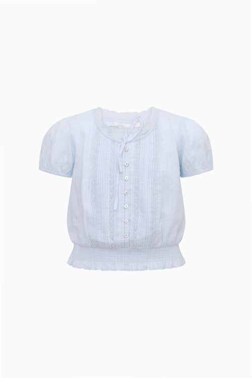 Little Girls Shoreline Cotton Top