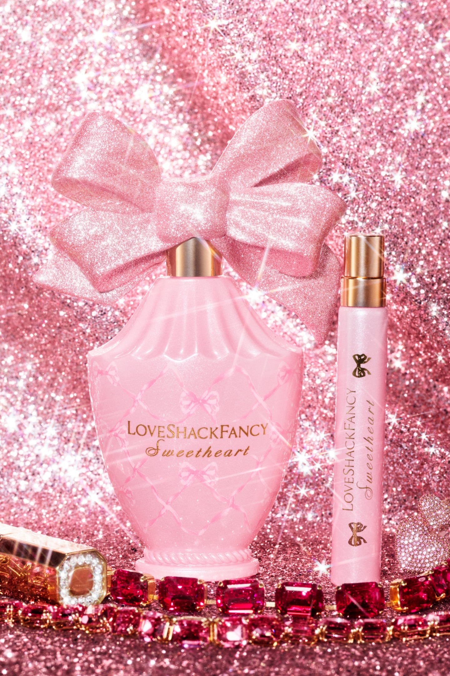 Sweetheart Eau de Parfum Travel Spray with Pink Raspberry and Peach Mu