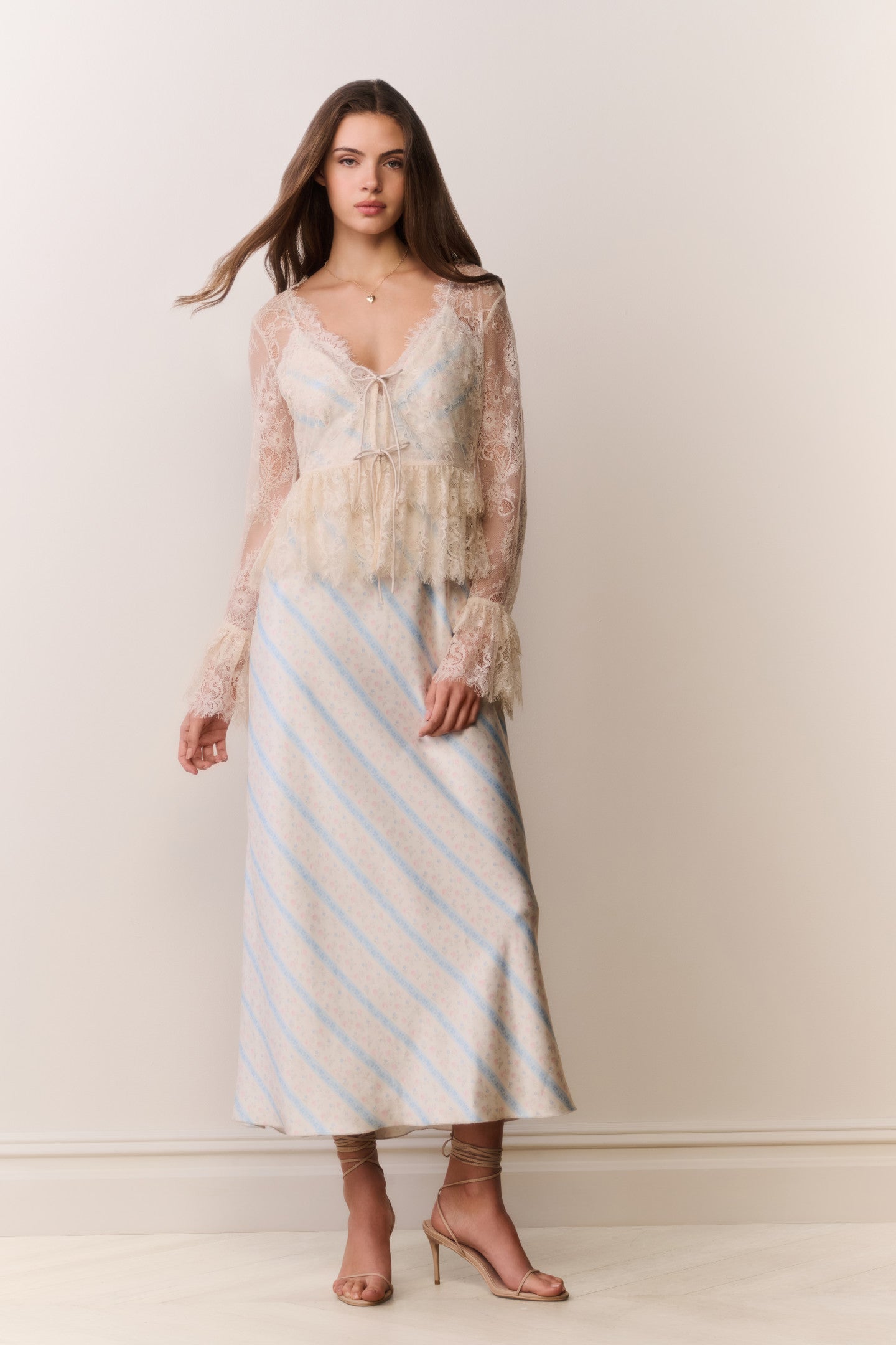 Siddie Sheer Lace Top | LoveShackFancy.com