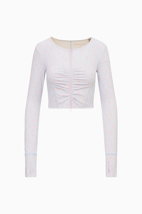 Sindri Blue Floral Active Jacket