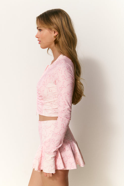 Sindri Floral Bow Print Active Jacket