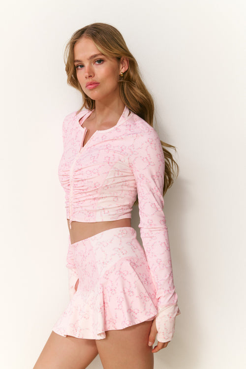 Sindri Floral Bow Print Active Jacket