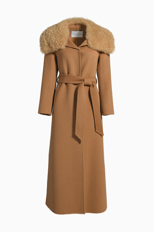 Susanna Chow Cashmere Shearling Coat