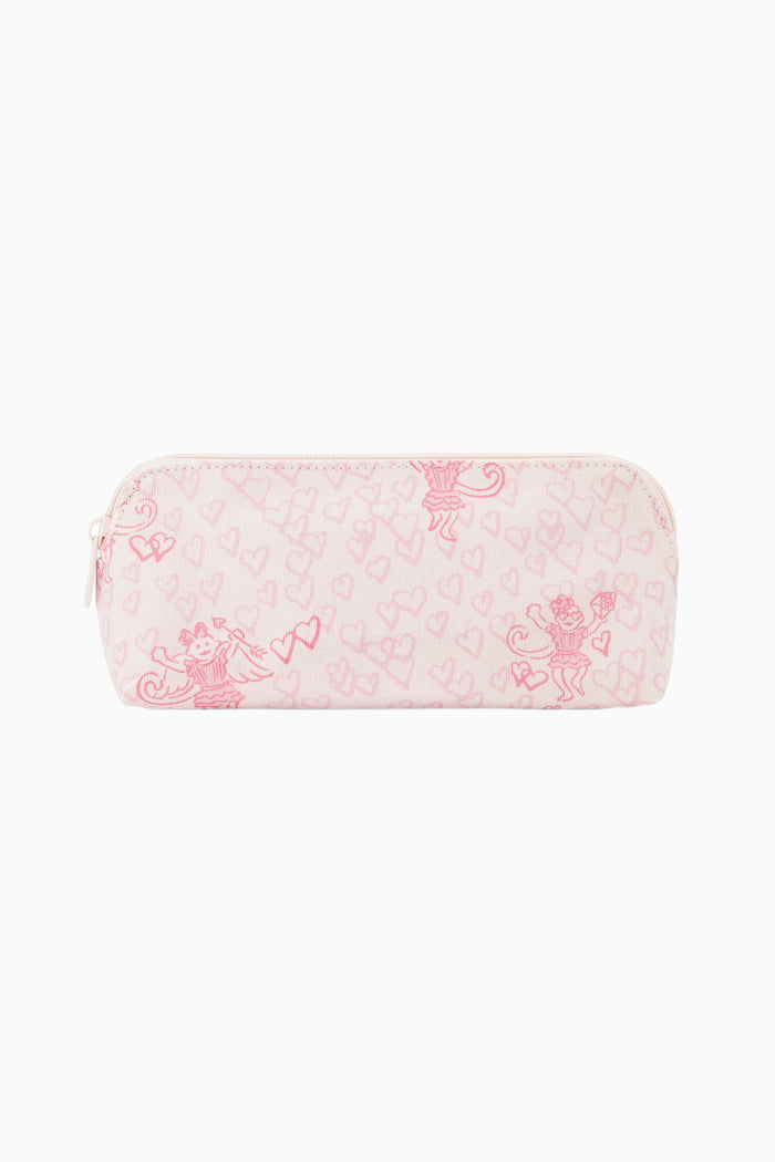 LoveShackFancy x Roller Rabbit Cupid's Kiss Small Makeup Bag