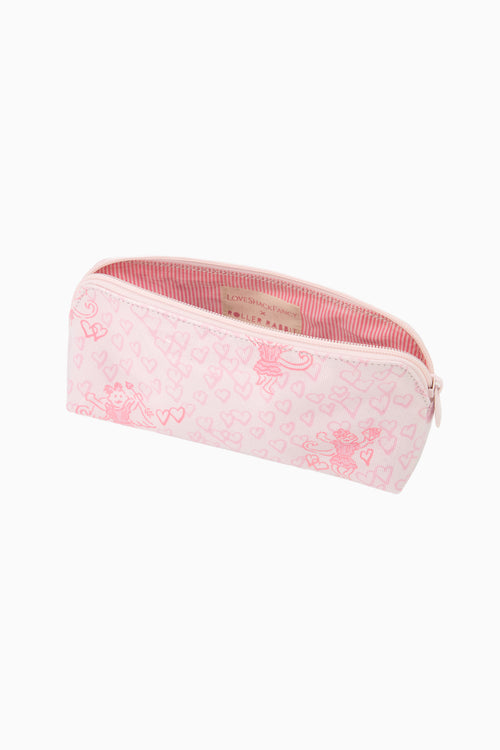 LoveShackFancy x Roller Rabbit Cupid's Kiss Small Makeup Bag