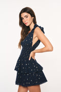 Soira Celestial Cotton Mini Dress
