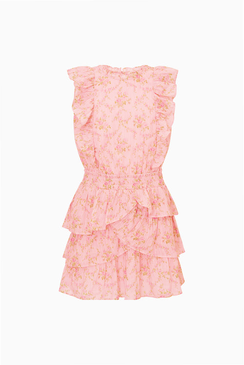 Tween Winding Floral Decker Dress