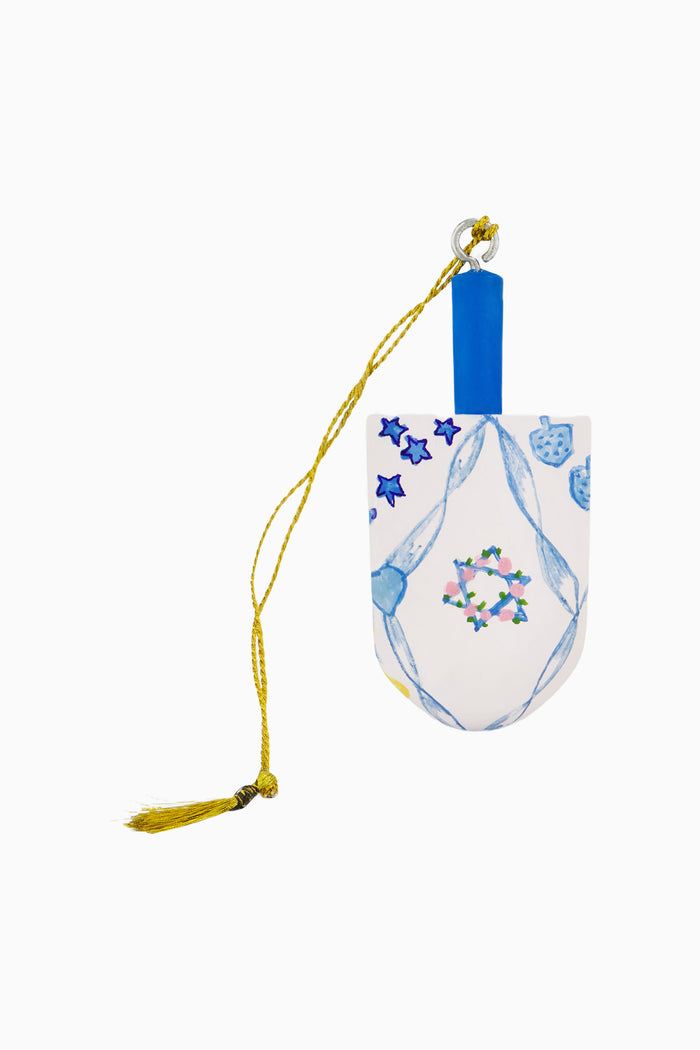 LoveShackFancy x Roller Rabbit Starry Nights Lattice Dreidel