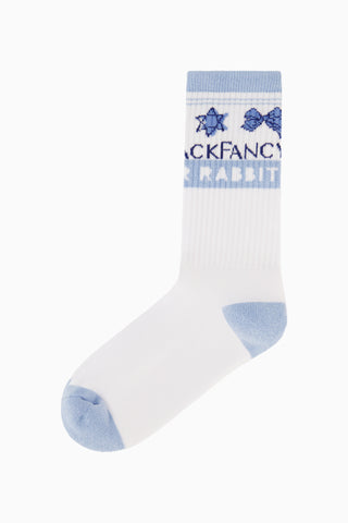 LoveShackFancy x Roller Rabbit Starry Nights Monkey Tube Socks