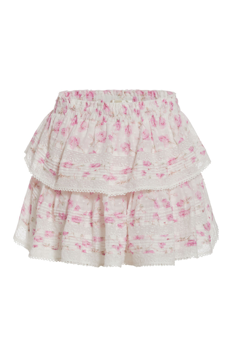 Tiered Ruffle Mini Skirt | LoveShackFancy