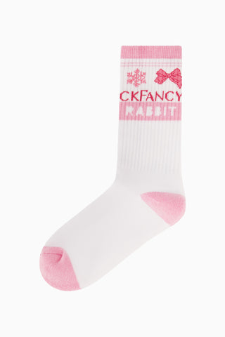 LoveShackFancy x Roller Rabbit Sugarplum Monkey Tube Socks