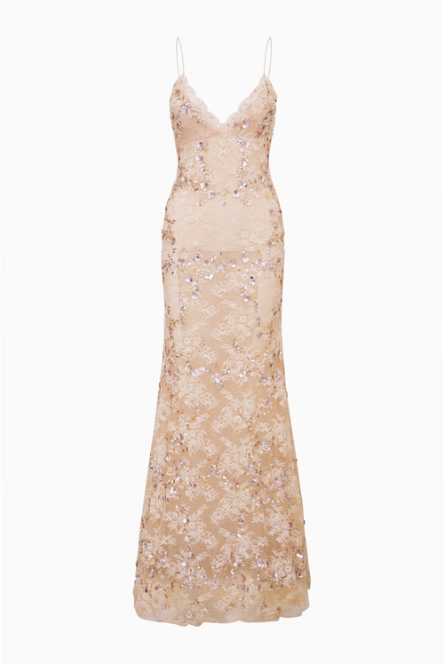 Innes Sequin Lace Gown