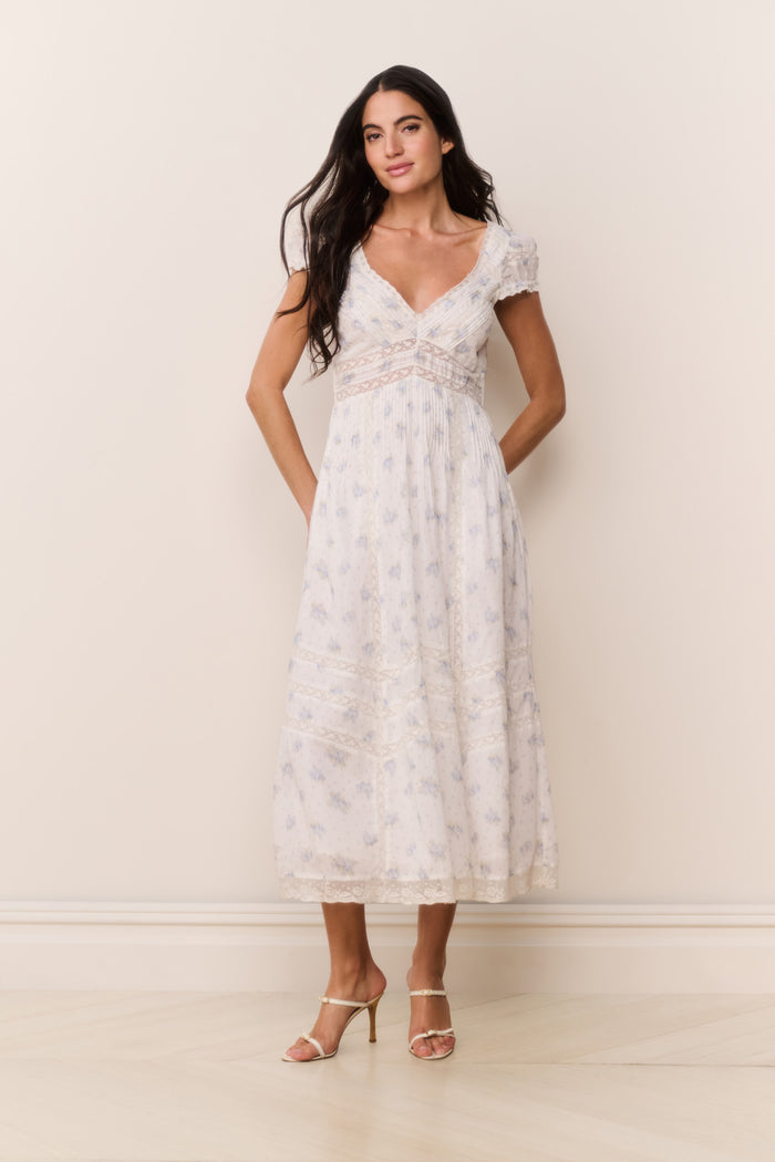 Suvi Floral Cotton Midi Dress