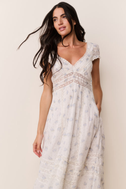 suvi cotton midi dress LoveShackFancy Suvi Midi Dress - Arctic Van