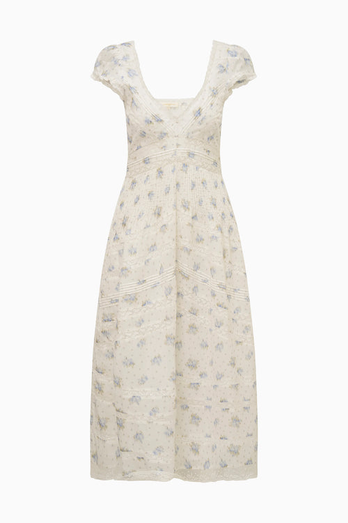Suvi Floral Cotton Midi Dress