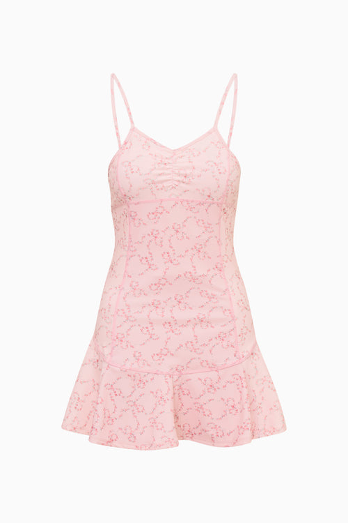 Sylvie Floral Bow Print Active Dress