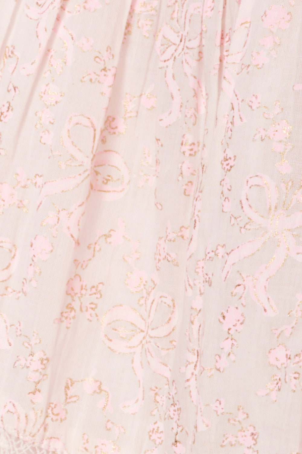 Girls Fabielle Cotton Top - PEONY PINK