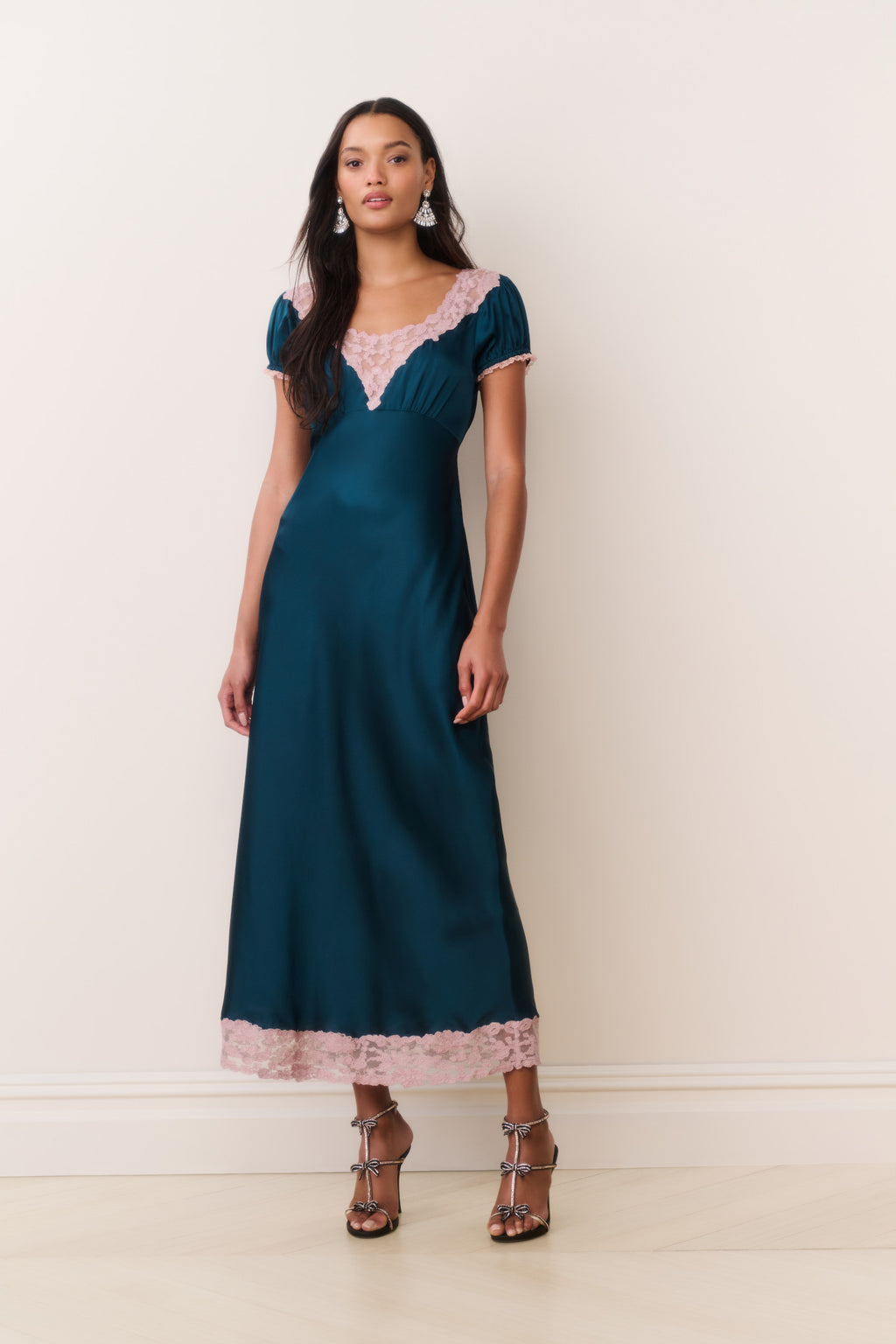 chinese dress ladies Red Fairytale Ending Lace Maxi Dress main image 0