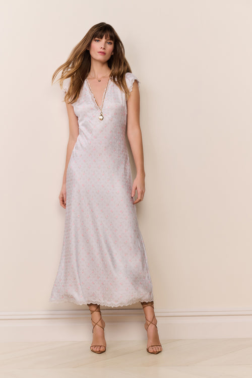 Theodore Silk-Blend Floral Maxi Dress