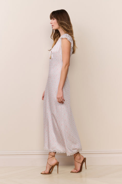 Theodore Silk-Blend Floral Maxi Dress